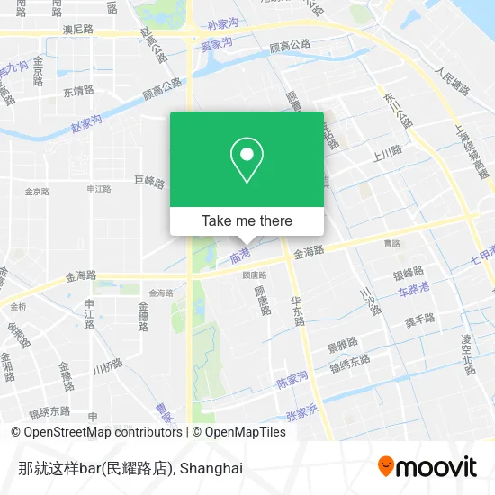 那就这样bar(民耀路店) map