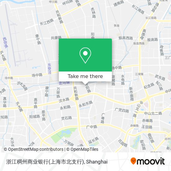 浙江稠州商业银行(上海市北支行) map
