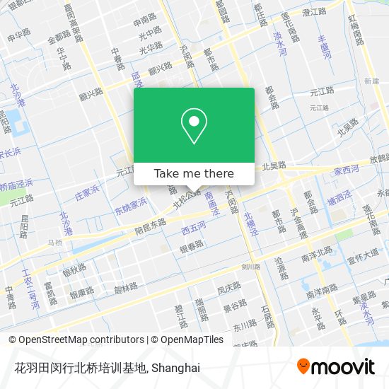 花羽田闵行北桥培训基地 map