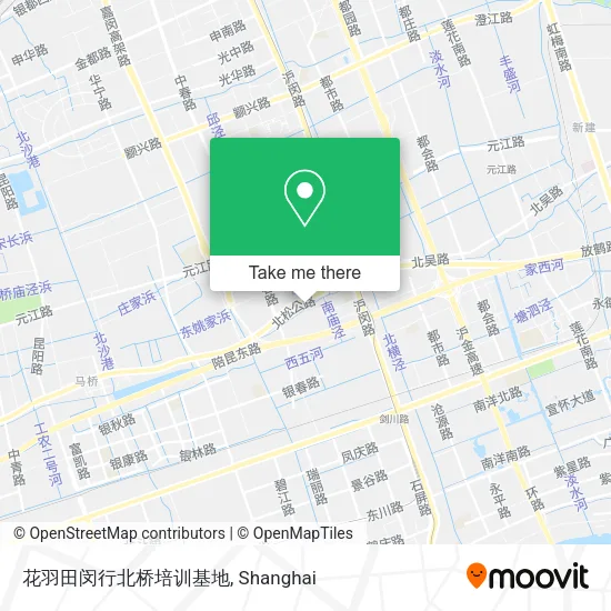 花羽田闵行北桥培训基地 map