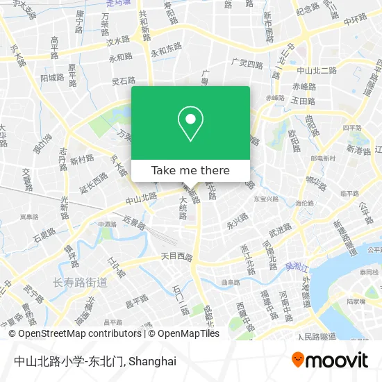 中山北路小学-东北门 map