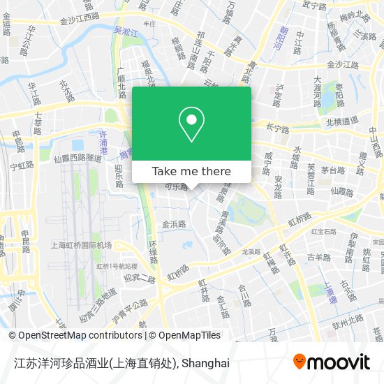 江苏洋河珍品酒业(上海直销处) map