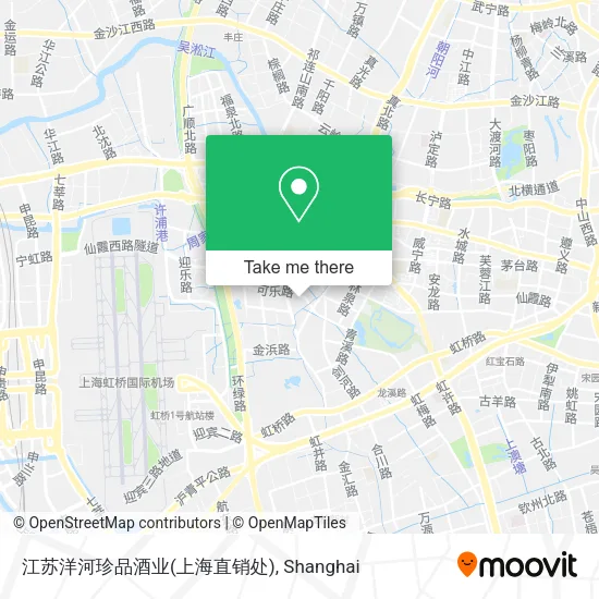 江苏洋河珍品酒业(上海直销处) map