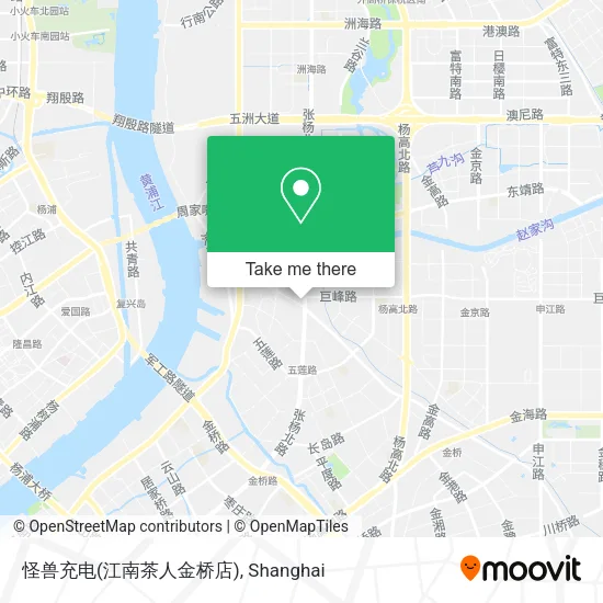 怪兽充电(江南茶人金桥店) map