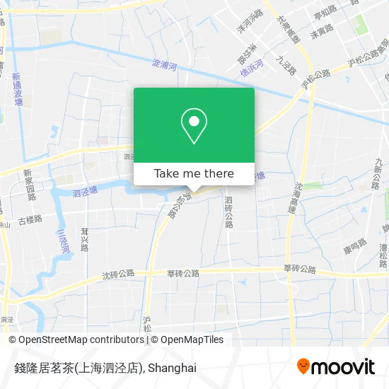 錢隆居茗茶(上海泗泾店) map