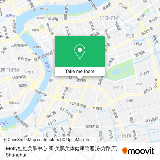 Molly娃娃美肤中心·卿·美肌美体健康管理(东方路店) map