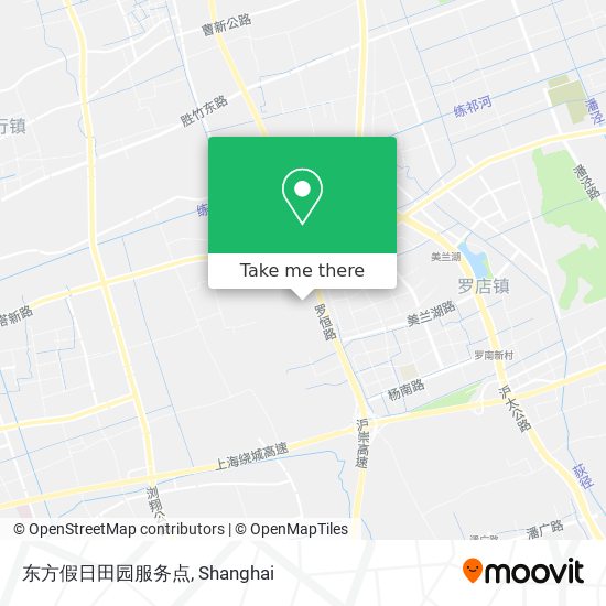 东方假日田园服务点 map