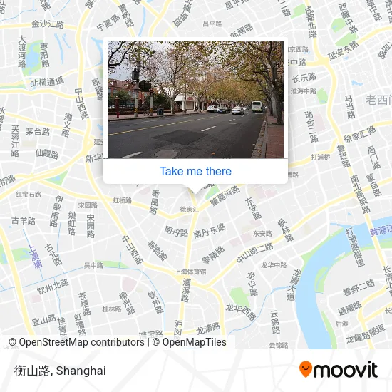 衡山路 map