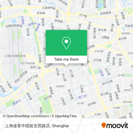 上海途客中国延安西路店 map
