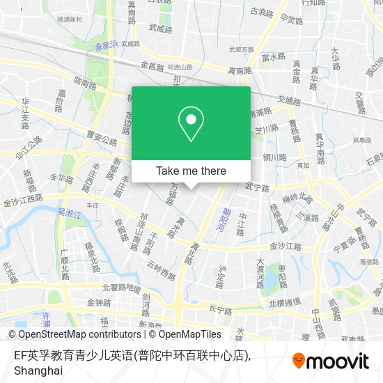 EF英孚教育青少儿英语(普陀中环百联中心店) map