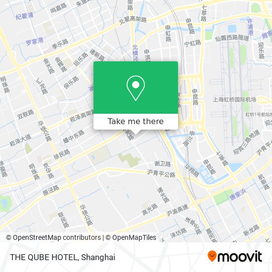 THE QUBE HOTEL map