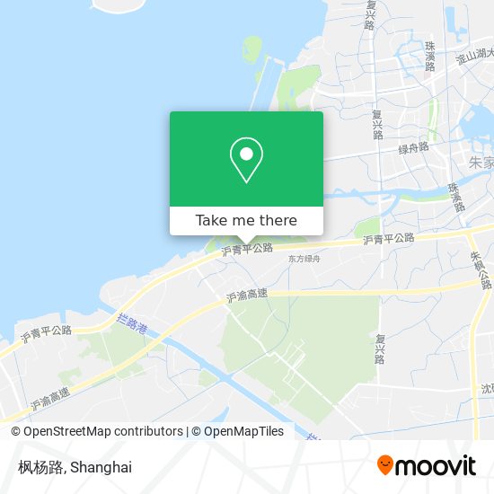 枫杨路 map