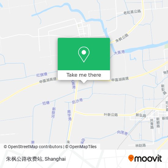 朱枫公路收费站 map