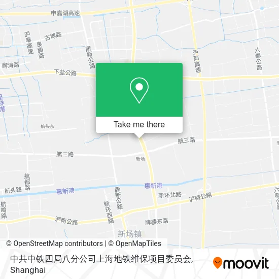 中共中铁四局八分公司上海地铁维保项目委员会 map