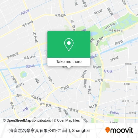 上海富杰名豪家具有限公司-西南门 map