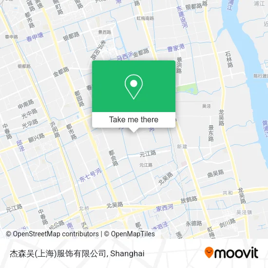 杰森吴(上海)服饰有限公司 map
