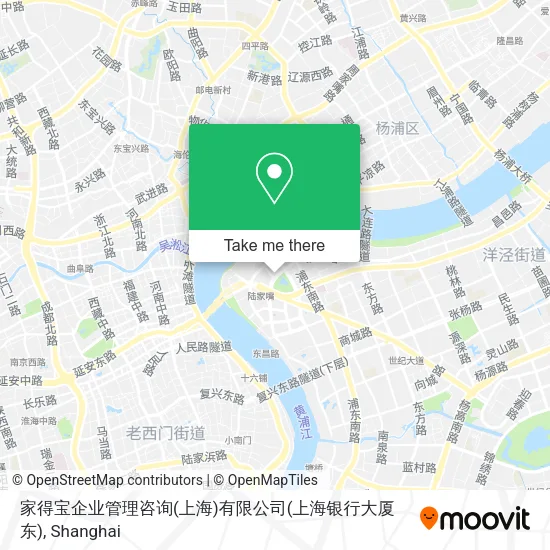 家得宝企业管理咨询(上海)有限公司(上海银行大厦东) map
