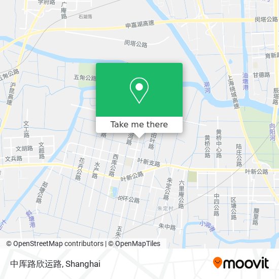 中厍路欣运路 map