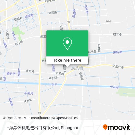 上海晶俸机电进出口有限公司 map