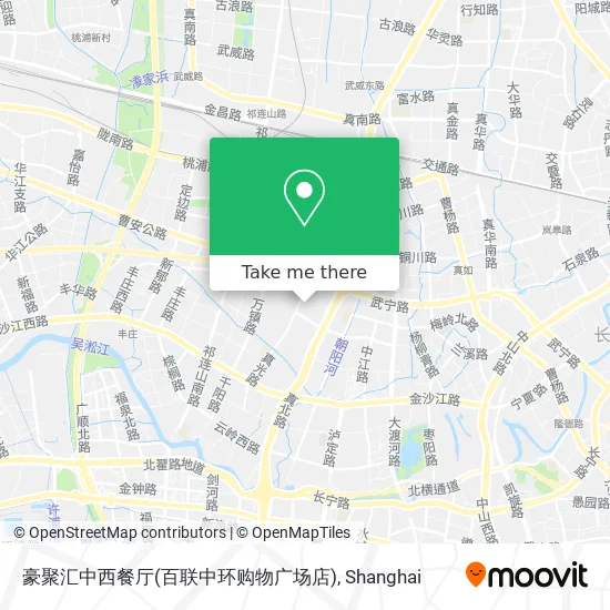 豪聚汇中西餐厅(百联中环购物广场店) map