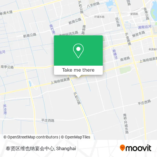 奉贤区维也纳宴会中心 map