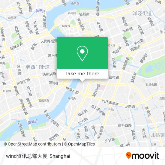wind资讯总部大厦 map