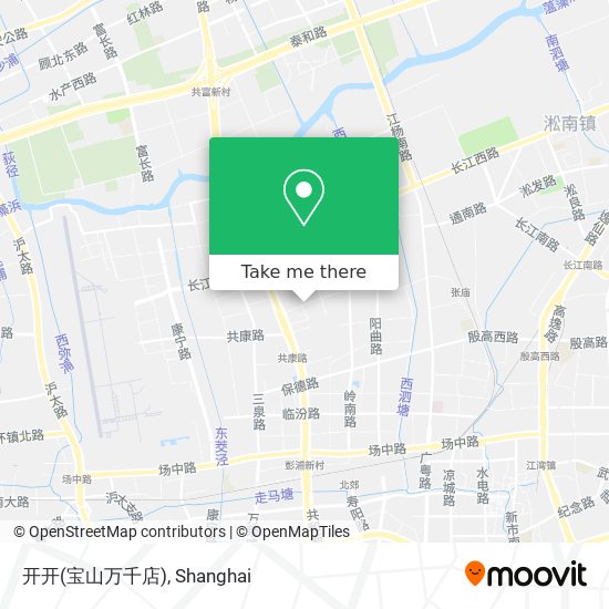 开开(宝山万千店) map