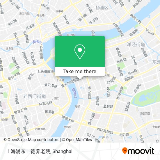 上海浦东上德养老院 map