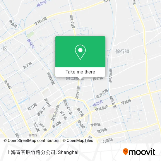 上海青客胜竹路分公司 map