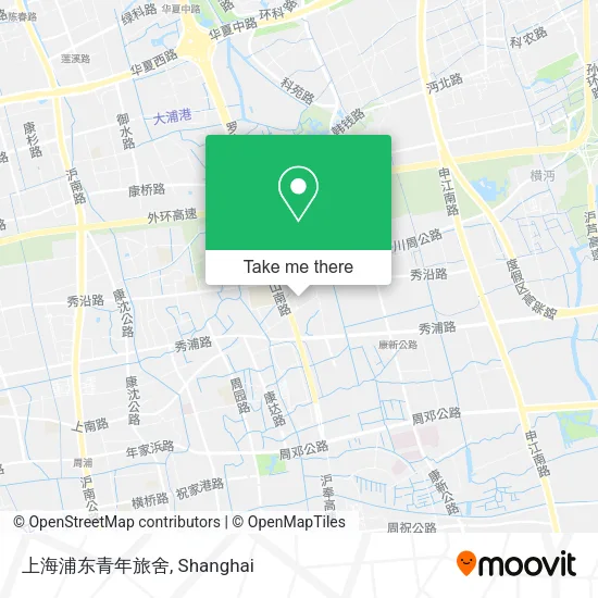 上海浦东青年旅舍 map