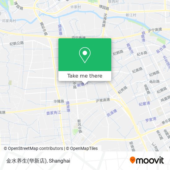 金水养生(华新店) map