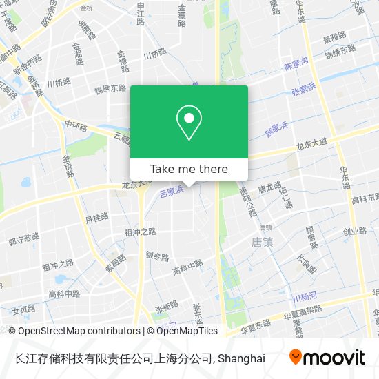 长江存储科技有限责任公司上海分公司 map