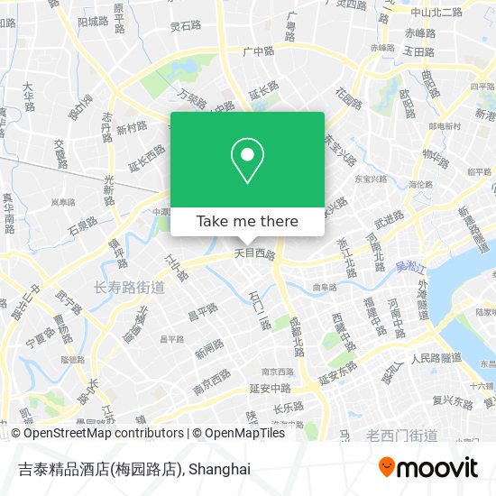 吉泰精品酒店(梅园路店) map