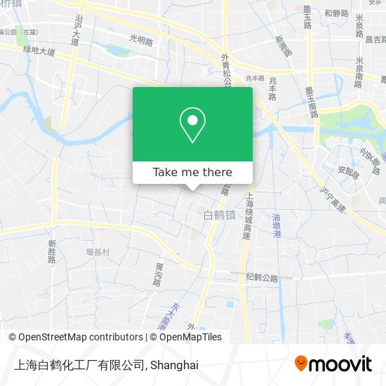 上海白鹤化工厂有限公司 map