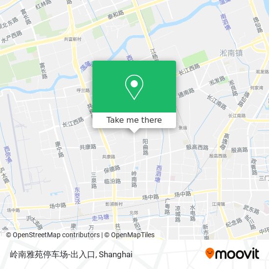 岭南雅苑停车场-出入口 map