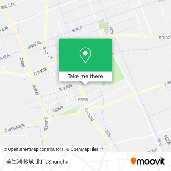 美兰湖·岭域-北门 map