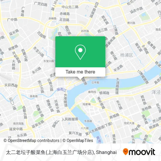 太二老坛子酸菜鱼(上海白玉兰广场分店) map