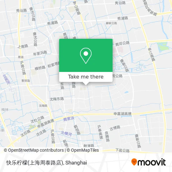 快乐柠檬(上海周泰路店) map