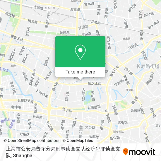 上海市公安局普陀分局刑事侦查支队经济犯罪侦查支队 map