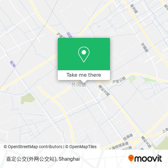 嘉定公交(外网公交站) map