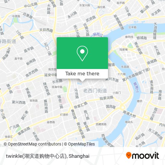 twinkle(湖滨道购物中心店) map