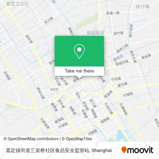 嘉定镇街道三皇桥社区食品安全监管站 map