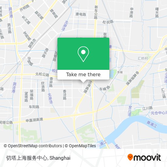 切塔上海服务中心 map