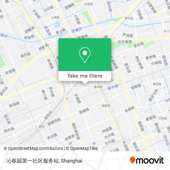 沁春园第一社区服务站 map