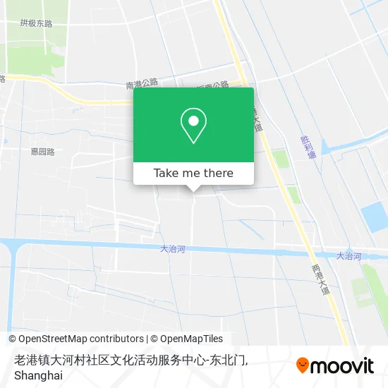 老港镇大河村社区文化活动服务中心-东北门 map