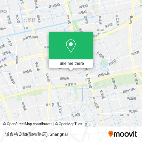 派多格宠物(御衡路店) map