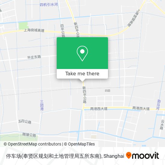 停车场(奉贤区规划和土地管理局五所东南) map