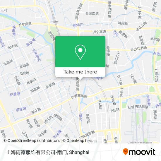 上海雨露服饰有限公司-南门 map