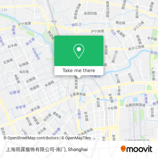 上海雨露服饰有限公司-南门 map