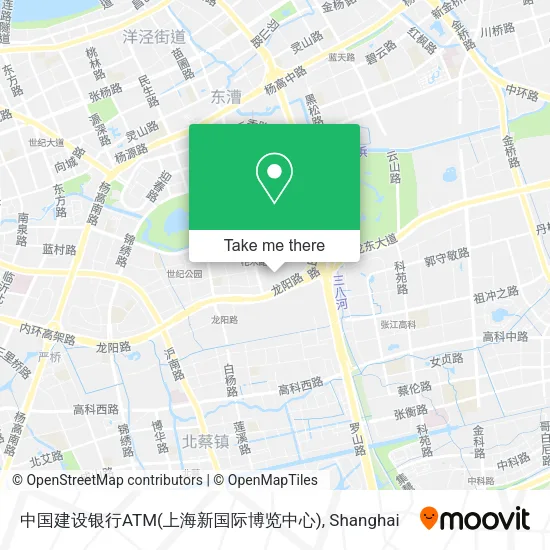 中国建设银行ATM(上海新国际博览中心) map